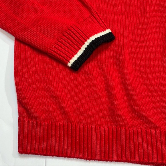 Charter Club Fair Isle Scottie Dog Sweater Red Crew Neck Womens XL Holiday - Picture 3 of 9